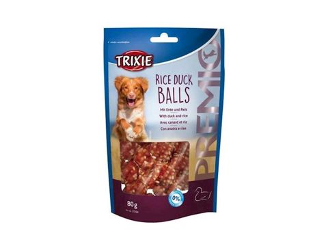İtlər üçün məzə Trixie Premio Rice Duck Balls, ördək topları düyü ilə, 80 q — Bakı