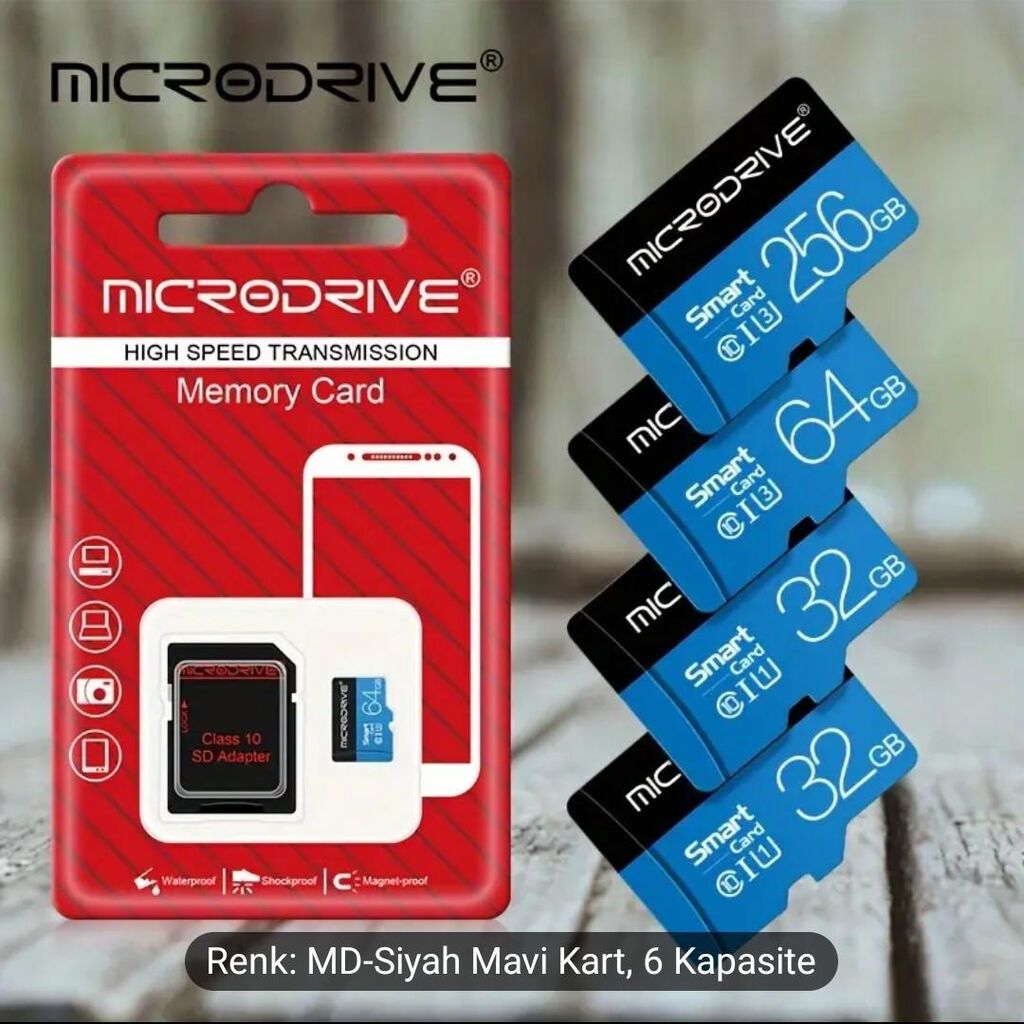 Maya dəyərinə satılır mıcrodrıve tf 64GB Yaddaş Kartı + — Yaddaş kartları, Bakı (2)
