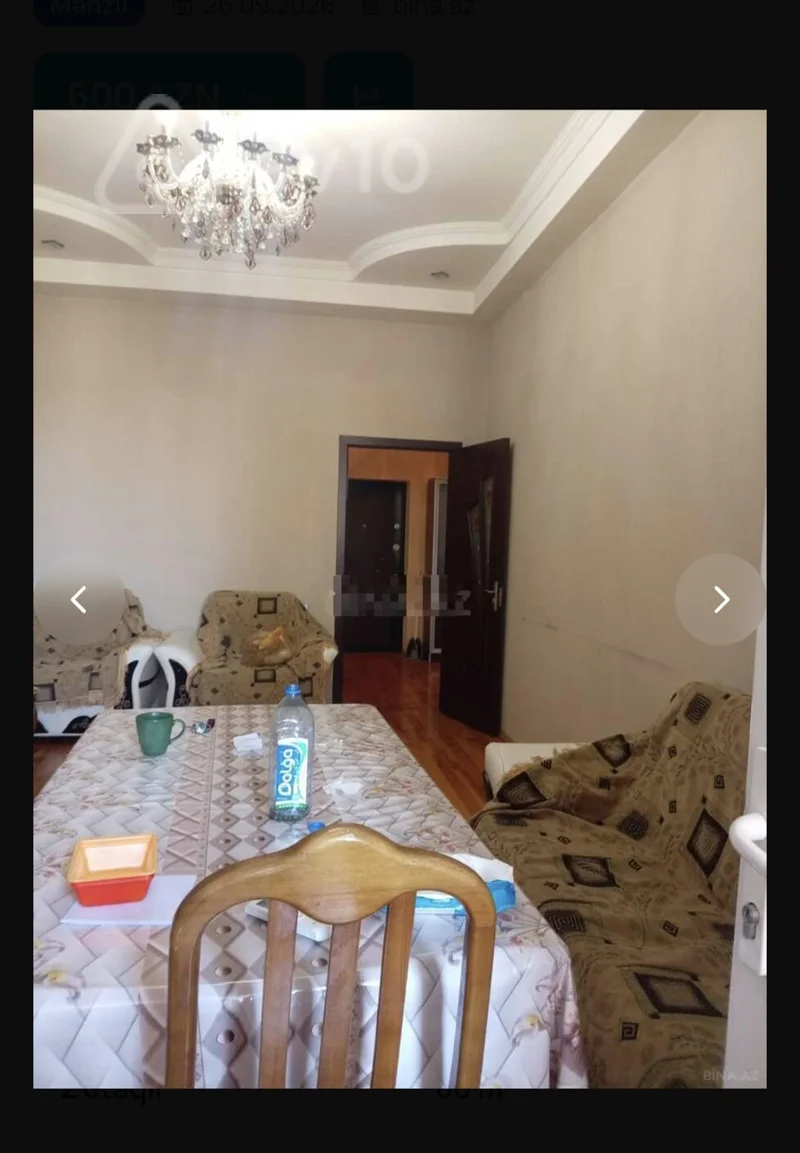 2 otaqlı mənzil, 60 m², Hüseyn Seyidzadə küçəsi, — kirayə — Mənzil, Bakı (11)