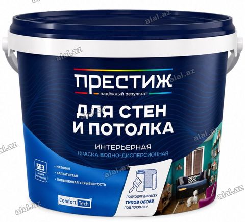 Məhsul 16007 Məhsulun adı: Tikinti boyası Prestige, ağ, mat, 25 L — Bakı