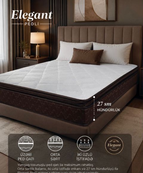 Elegant pedli ortopedik döşək — Bakı