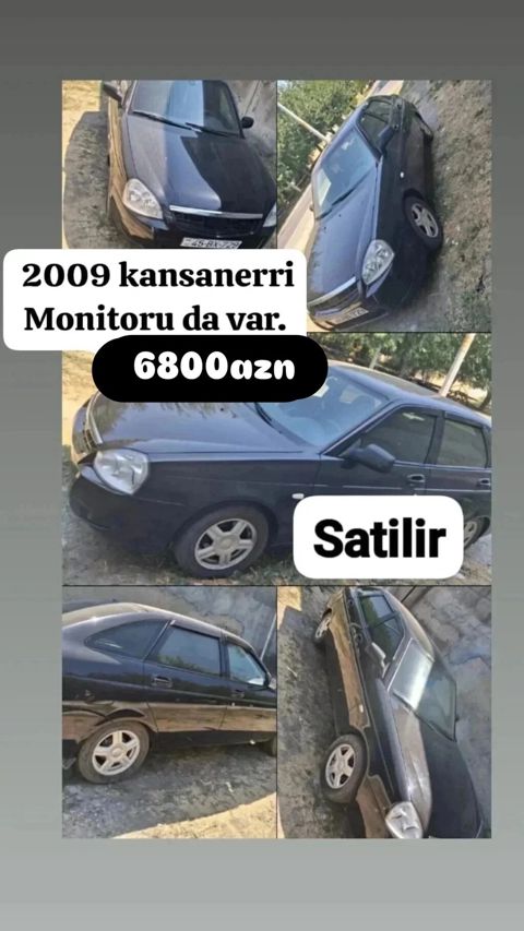 Satılır: 2009 il sedan avtomobil Xüsusiyyətlər: - Rəng: qara - Kuzov — Bakı