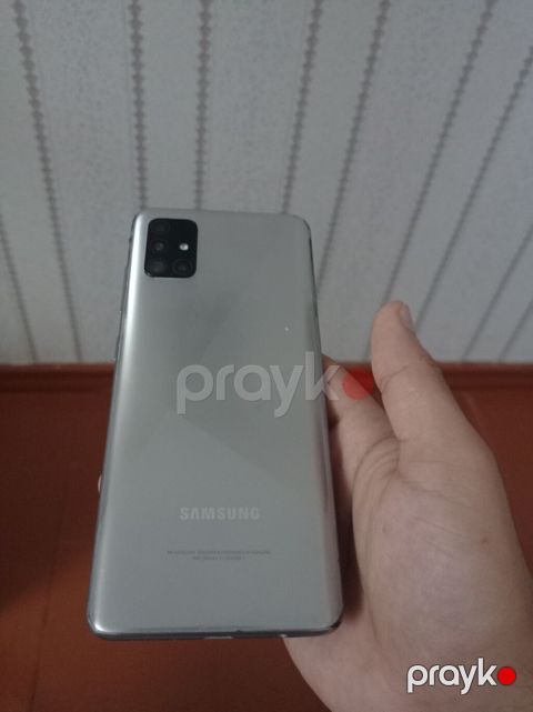 Samsung Galaxy A51, 128 GB, rəng - Gümüşü, İki sim kartlı — Sumqayıt