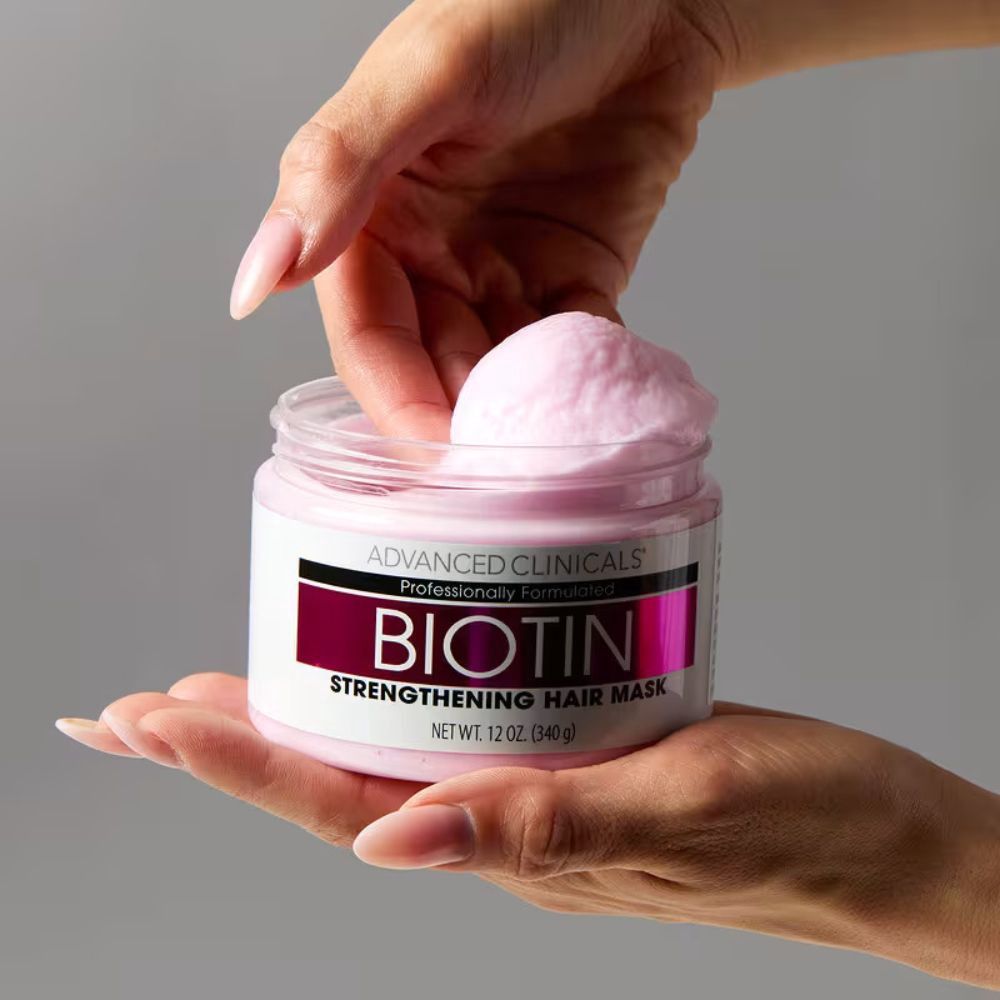 Saçlar üçün maska Advanced Clinicals Biotin Strengthening 340 q — Mallar, Bakı (2)