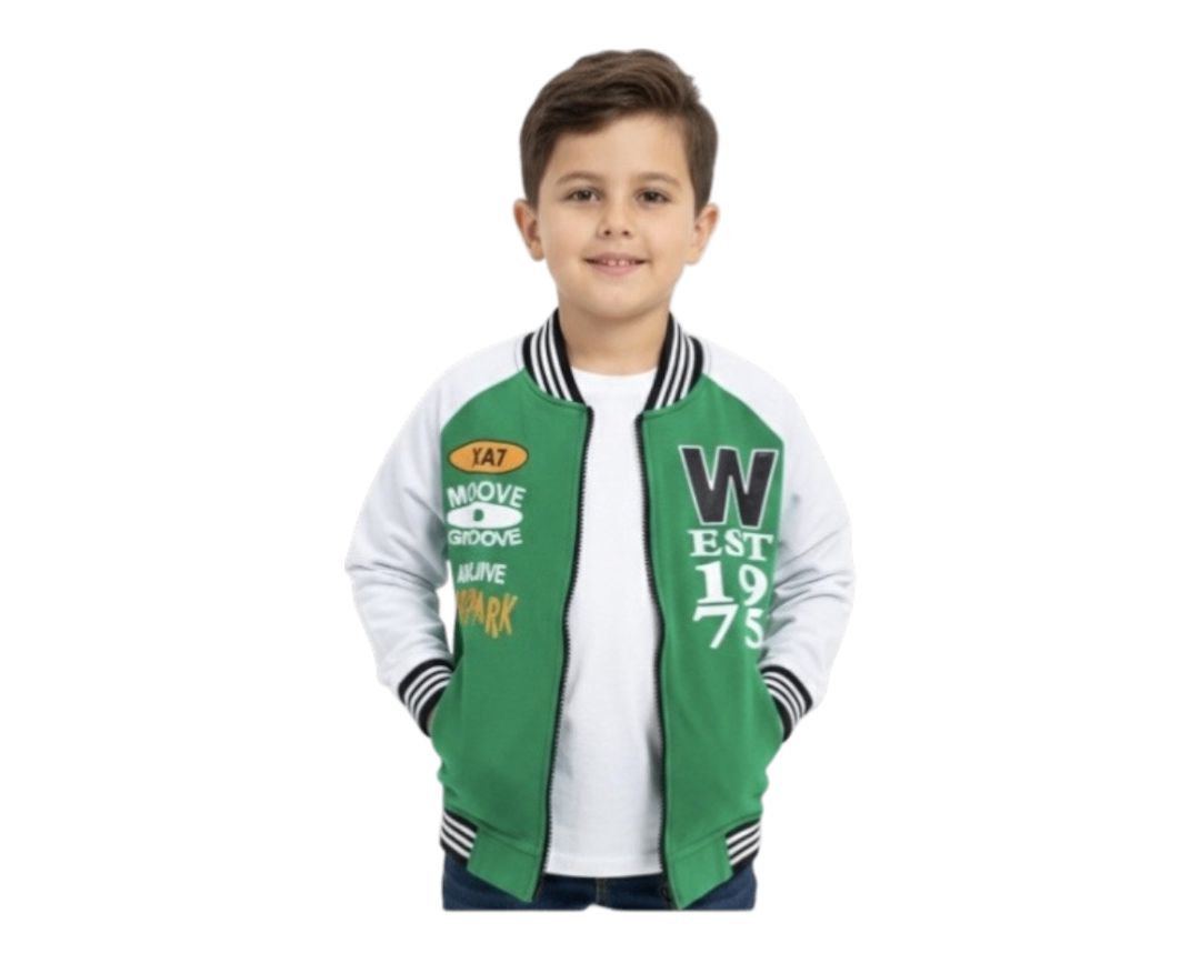 Oğlanlar üçün bomber 22639417, yaşıl, pambıq, ölçü 12 yaş — Mallar, Bakı