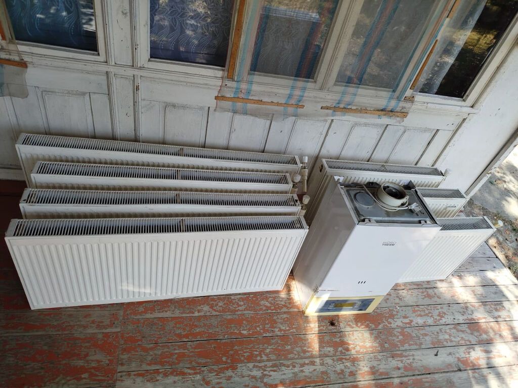 İşlənmiş Seksiyalı Radiator Ideal, Rayonlara çatdırılma, Ödənişli quraşdırma — Radiatorlar, Göyçay (6)