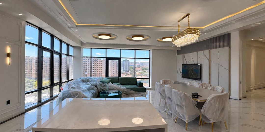İcarəyə verilir 4 otaqlı yeni tikili 140 m² — Mənzil, Bakı (11)