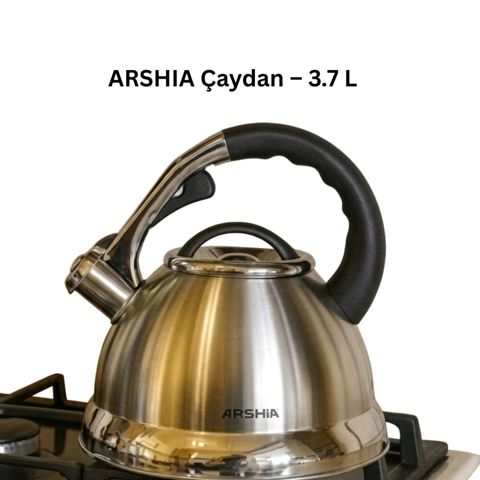 Çaydan Arshia 3.7 l, 304 paslanmayan polad, gümüşü — Bakı