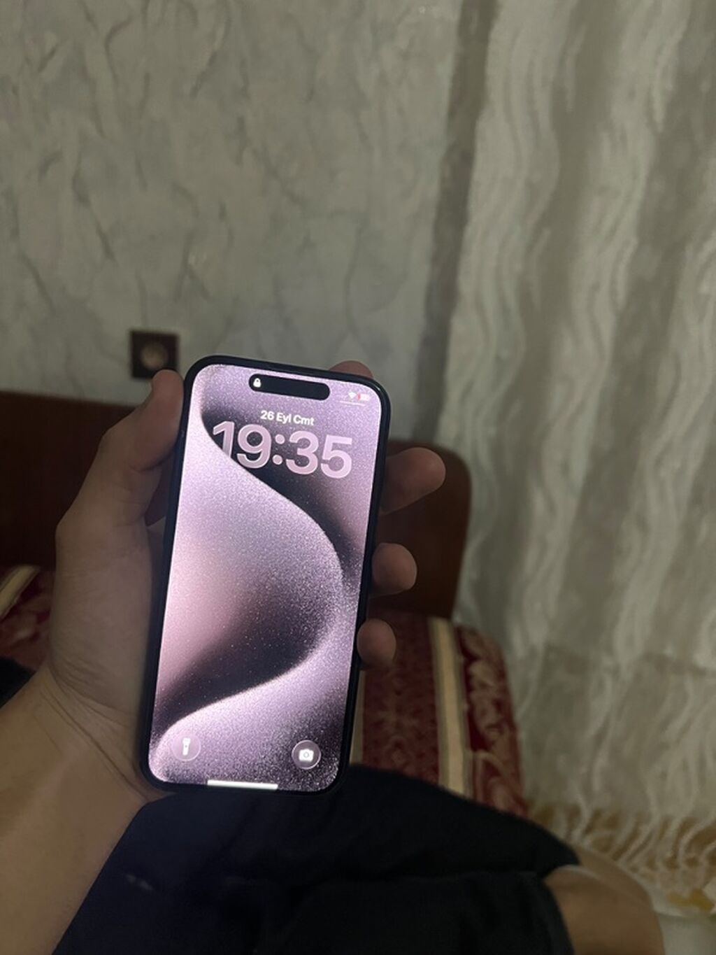 IPhone 15 Pro, Black Titanium, Face ID — Apple iPhone, Bakı
