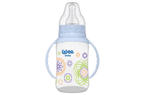 Qida şüşəsi Wee baby 744, plastik, 150 ml, çeşiddə — Bakı