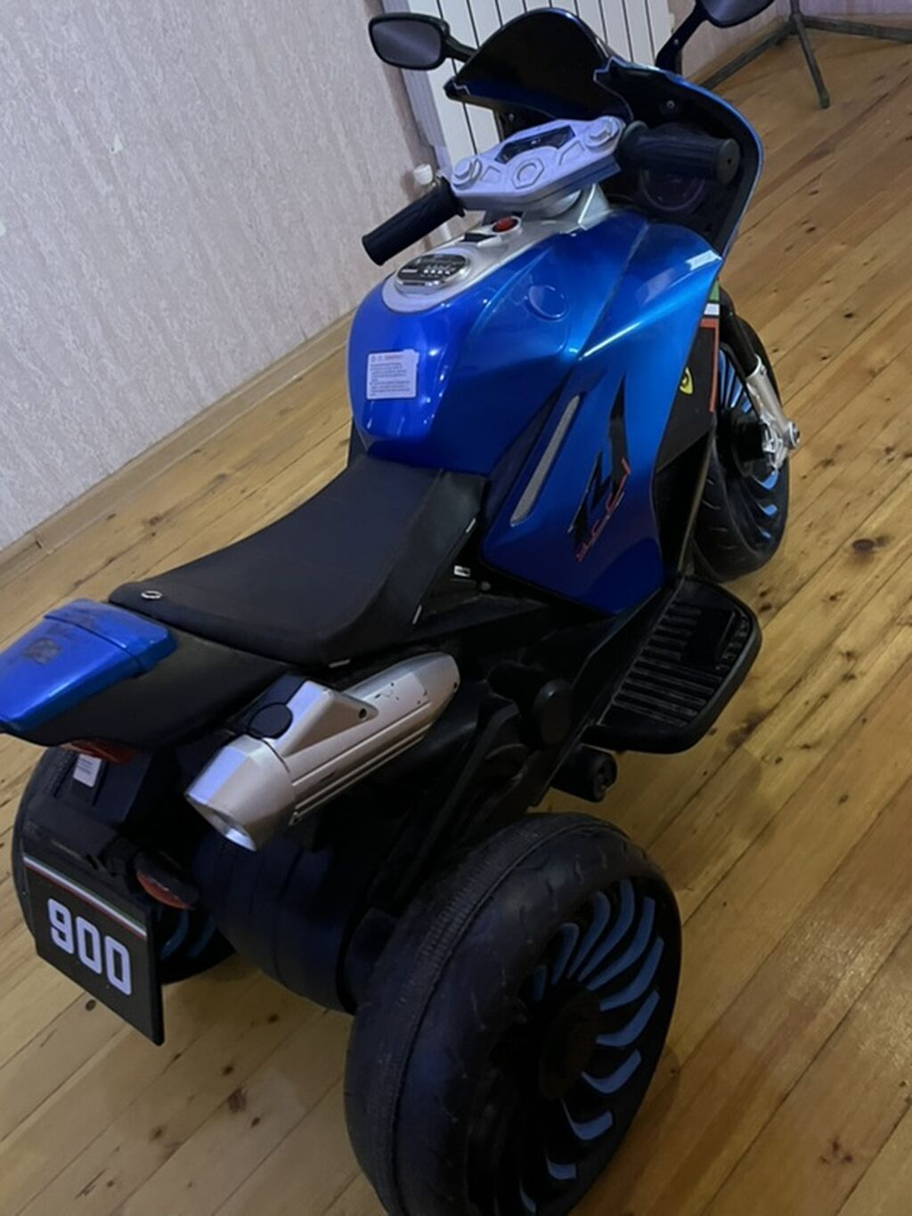 Uşaq üçün elektrikli üçtəkərli motosiklet - 2 ay bundan qabaq daşları — Oyuncaq nəqliyyatı, Beyləqan (5)