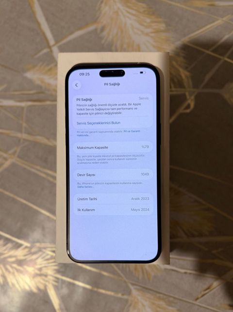 IPhone 15 Pro Max, 256 GB, Black Titanium, Sənədlərlə — Masazır
