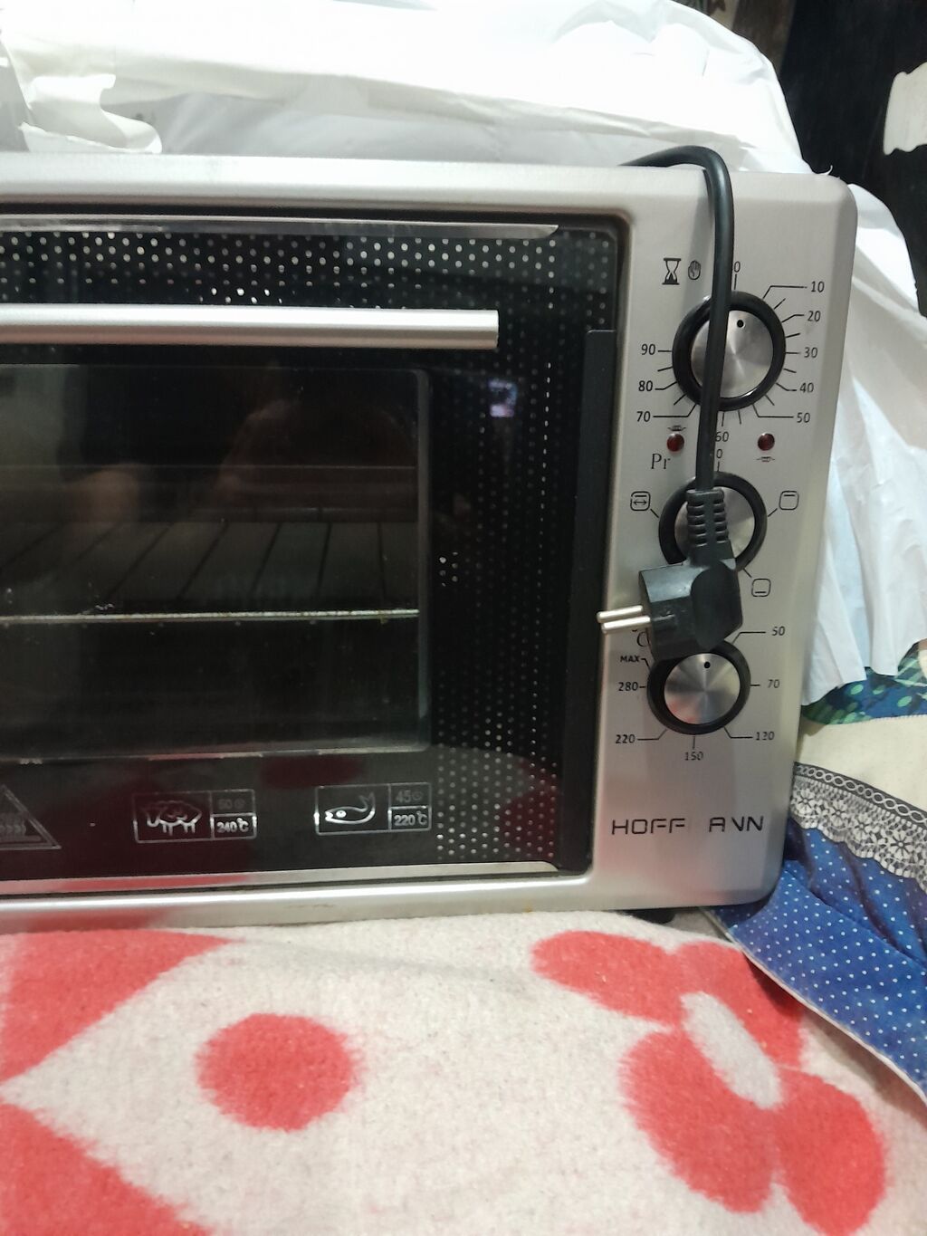 Hoff AVN elektrik mini soba Xüsusiyyətlər: - Geniş şüşə qapı və — Masaüstü plitələr, Bakı (3)