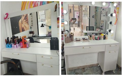 İşlənmiş, Makiyaj üçün masa — Salon mebelləri