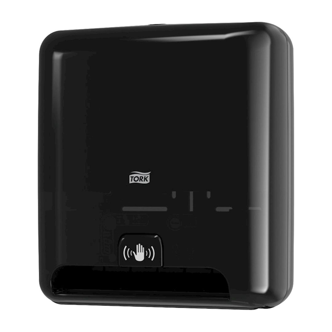 Kağız üçün dispenser Tork Matic Hand Towel Roll Dispenser With Intuition Sensor, 36.8x20.6x33.1 sm, qara — Mallar, Bakı