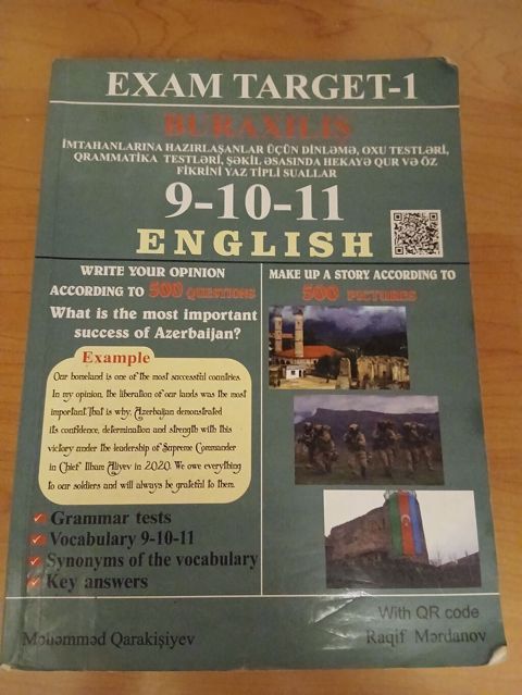 Exam TARGET-1 – English hazırlıq kitabı (9-10-11 siniflər) Məzmun və — Gəncə