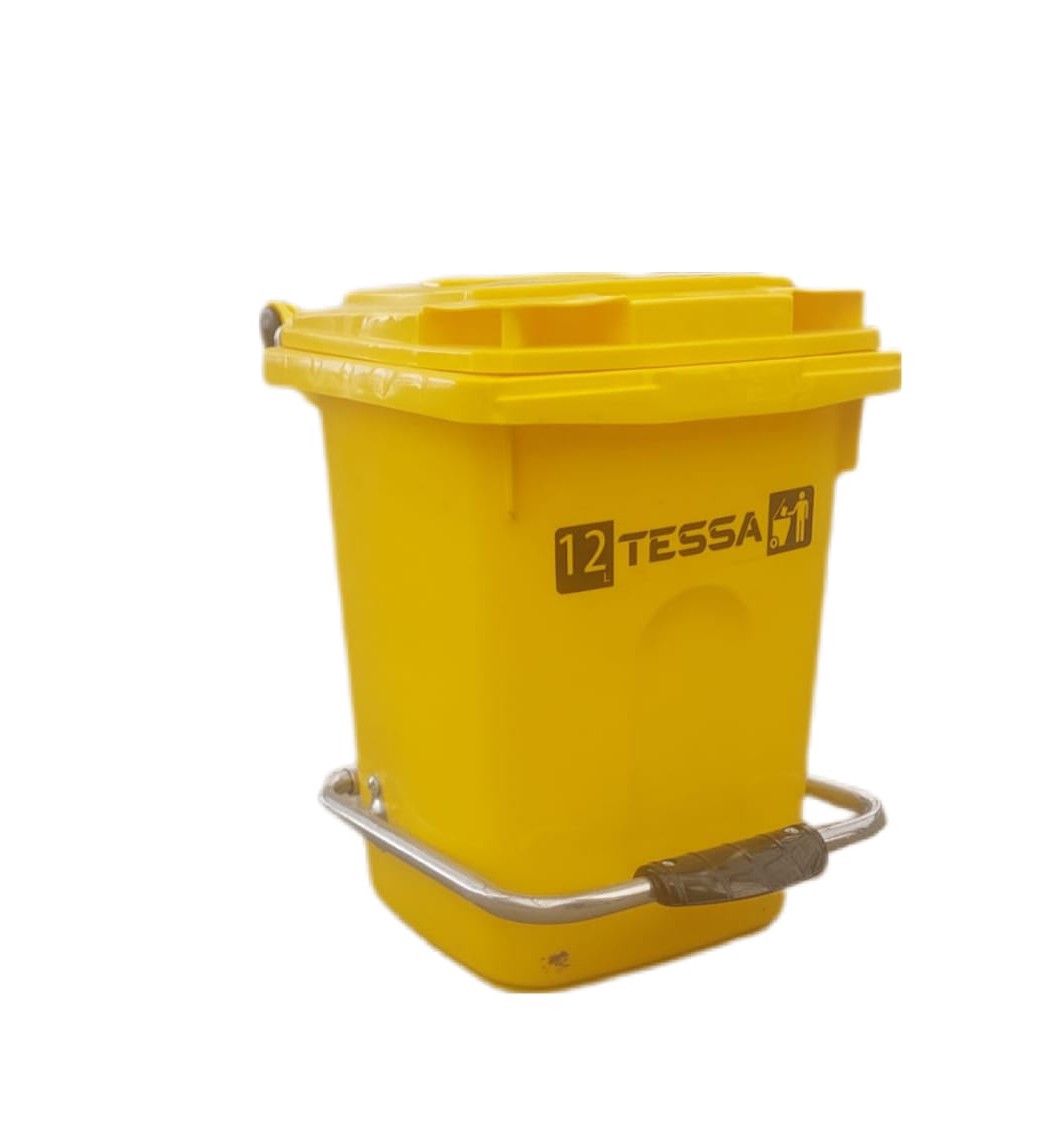 Zibil qabı Tessa pedallı, sarı, 12 l — Mallar, Bakı (2)