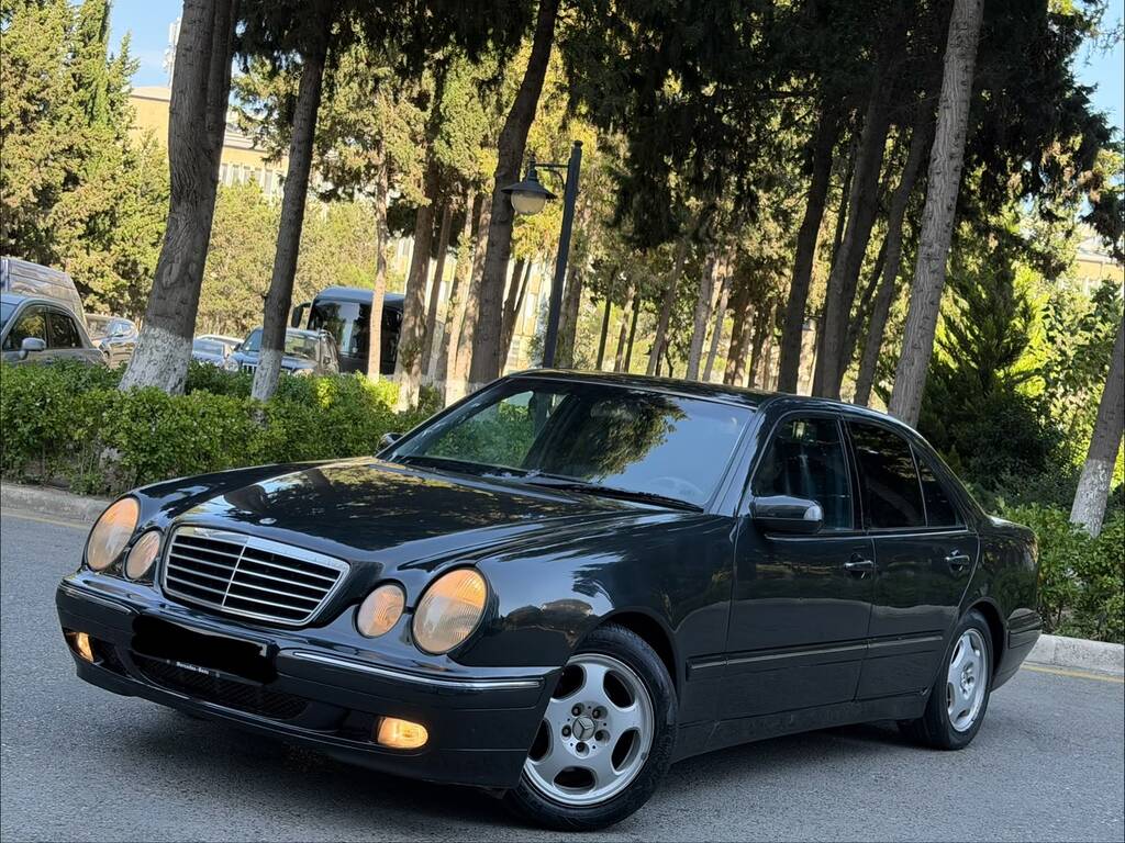 Mercedes E 200, 2.0 L, 2001 il, 335 641 km — Avtomobillər, Sumqayıt (6)