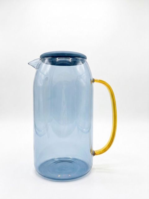 Qrafin 36781541, 1000 ml, şüşə, göy-şəffaf — Bakı