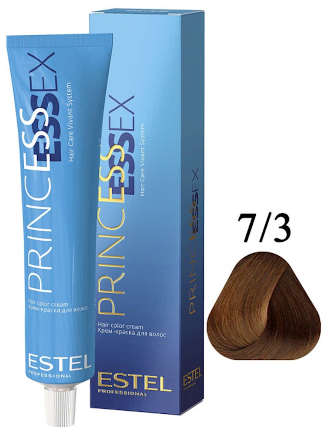 Saçlar üçün krem-boya Estel Professional Princess Essex 7/3 Qoz Orta xurmayı qızılı 60 ml — Mallar, Bakı