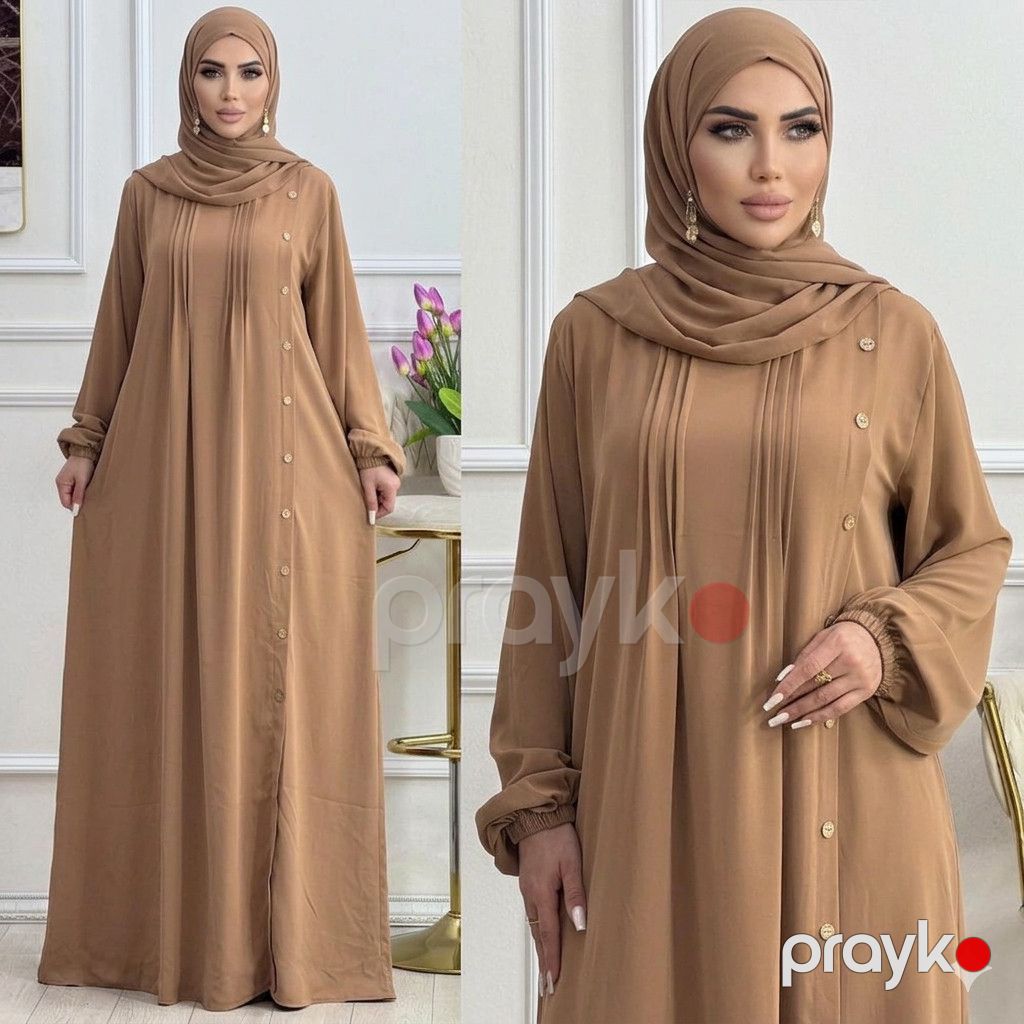 Qadınlar üçün dini geyimi 70026575, poliester, qəhvəyi, ölçü 46 — Mallar, Bakı (2)