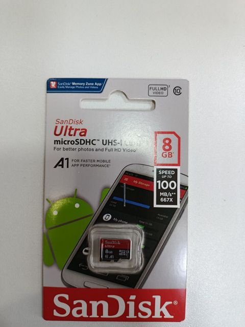 SanDisk Ultra microSDHC Uhs-ı yaddaş kartı - Tutum: 8 GB - Sürət — Xırdalan