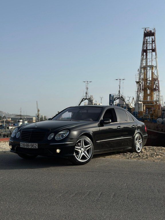 Mercedes E 320, 3.2 L, 2002 il, 430 000 km 99-BB-962 — Avtomobillər, Bakı (2)