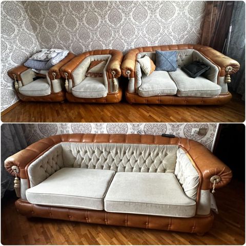 Divan desdi 200 azn.Desde 2 divan+2 Kreslo daxildir.böyük olan divan — Bakı