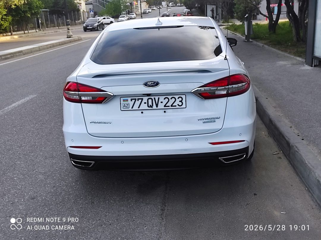 Ford Fusion, 2019 il 77-QV-223 — Avtomobillər, Bakı (4)