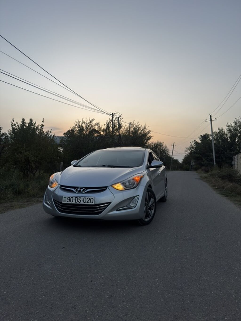 Hyundai Elantra: 1.6 l Sedan 90-DS-020 — Avtomobillər, Gədəbəy (9)