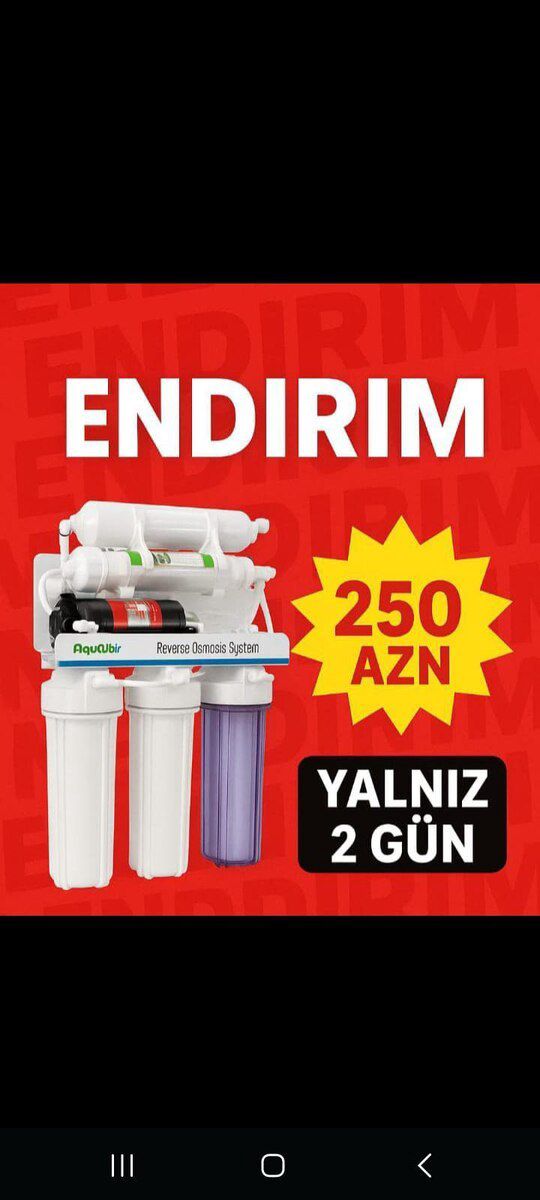Su filteri — Ev texnikası, Bakı