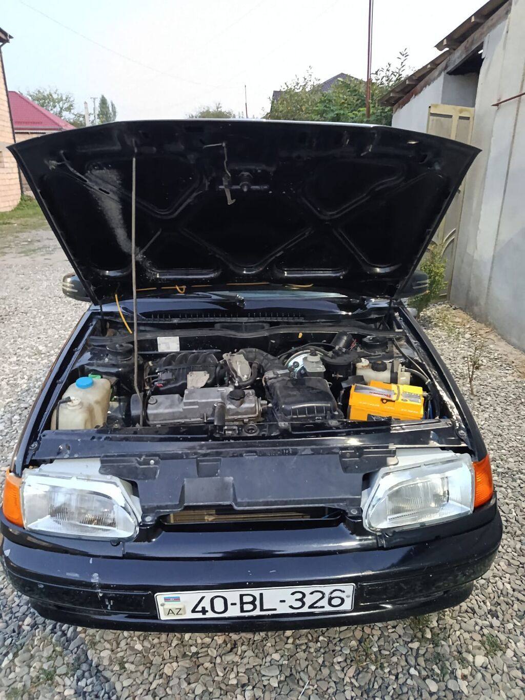 Lada Samara sedan – qara rəng, 4 qapı, arxa ötürücülərlə geniş baqajlı 40-BL-326 — Avtomobillər, Quba (9)