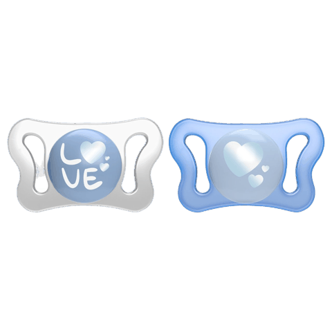 Əmzik dəsti Chicco Physio Forma, mavi, 2 ed — Bakı