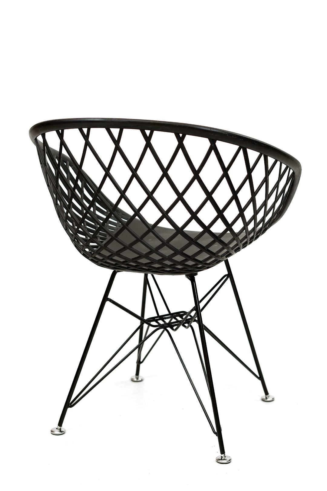 Stul Del Groups Bambo Spider 100, 64x54x78 sm, dəmir/plastik, qara — Stullar, Bakı (3)