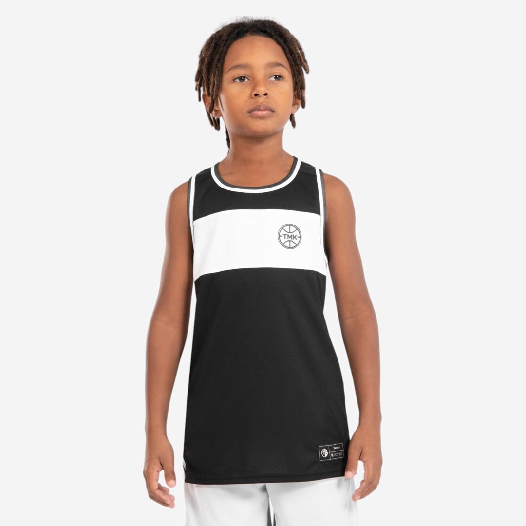 Oğlanlar üçün mayka Decathlon 8773810 Kipsta T500R JR, qara, poliester, ölçü 8-9 yaş — Mallar, Bakı