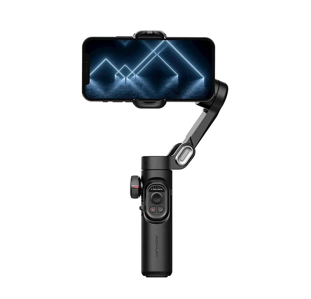 Aochuan smartfon stabilizatoru (gimbal) - 3 oxlu stabilizasiya: hamar — Tripod, steadicam, video işıq, Bakı (4)
