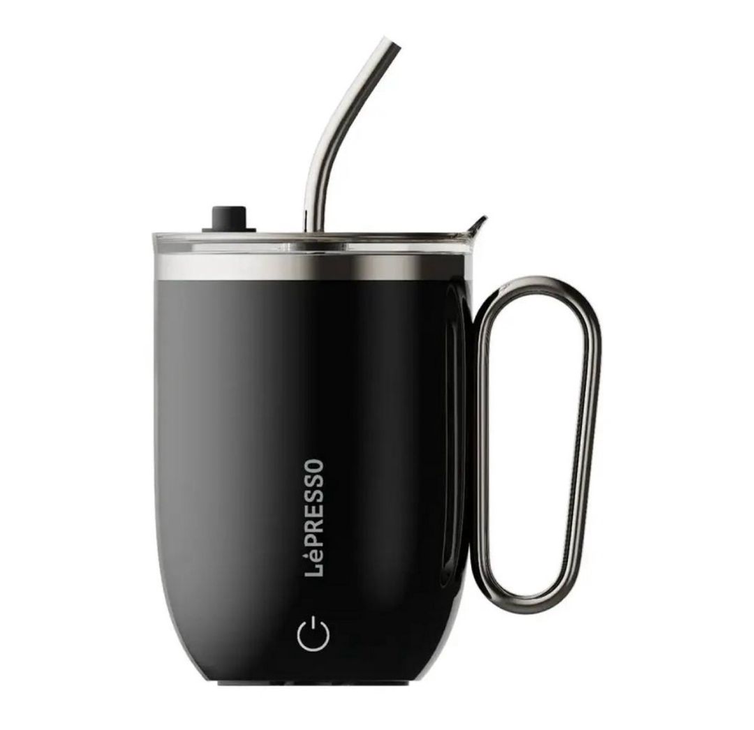 LePresso Sip Spin Magnetic Auto Stirring Mug — Qablar və mətbəx əşyaları, Bakı (4)
