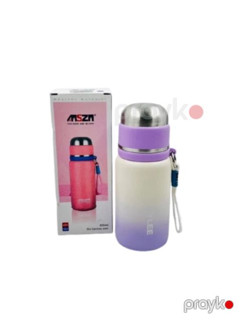 Termos, metal, ağ/bənövşəyi, 500 ml — Bakı