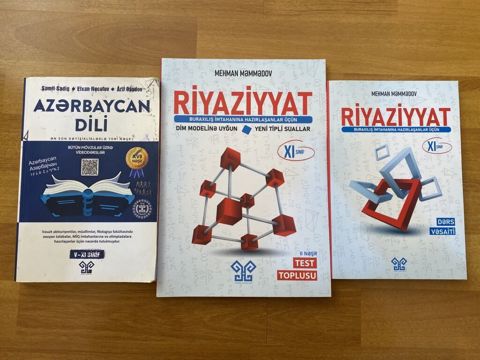 3 ədəd hazırlıq vəsaiti dəsti 1) “Azərbaycan dili” – Şamil Sadiq — Bakı