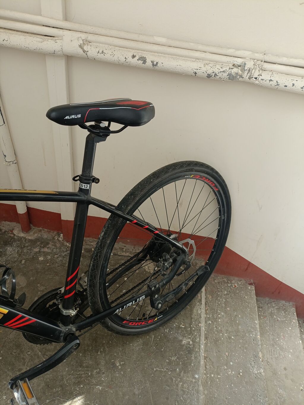 Aurus hibrid/MTB velosiped. Yarış velosipedidi Əyləc sistemi təkcə — Yol velosipedləri, Bakı (3)
