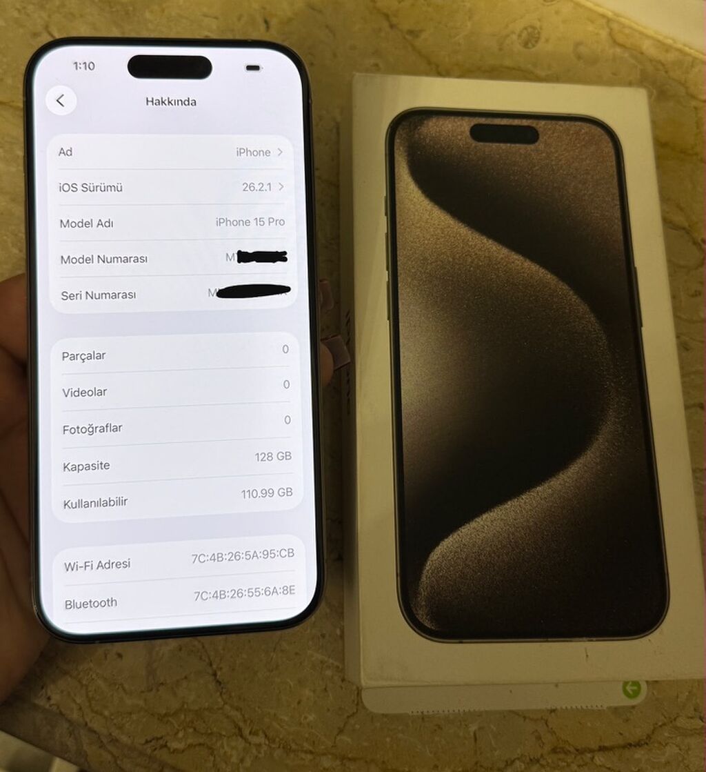 IPhone 15 Pro, 128 GB, Natural Titanium — Apple iPhone, Bakı (2)