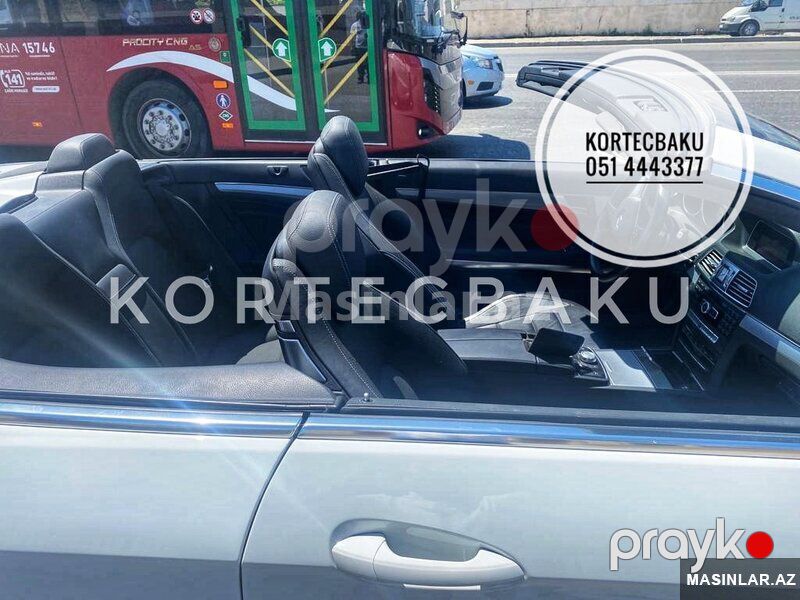 Mercedes E-class Cabriolet, 2017 il — Minik avtomobili icarəsi, Bakı (3)