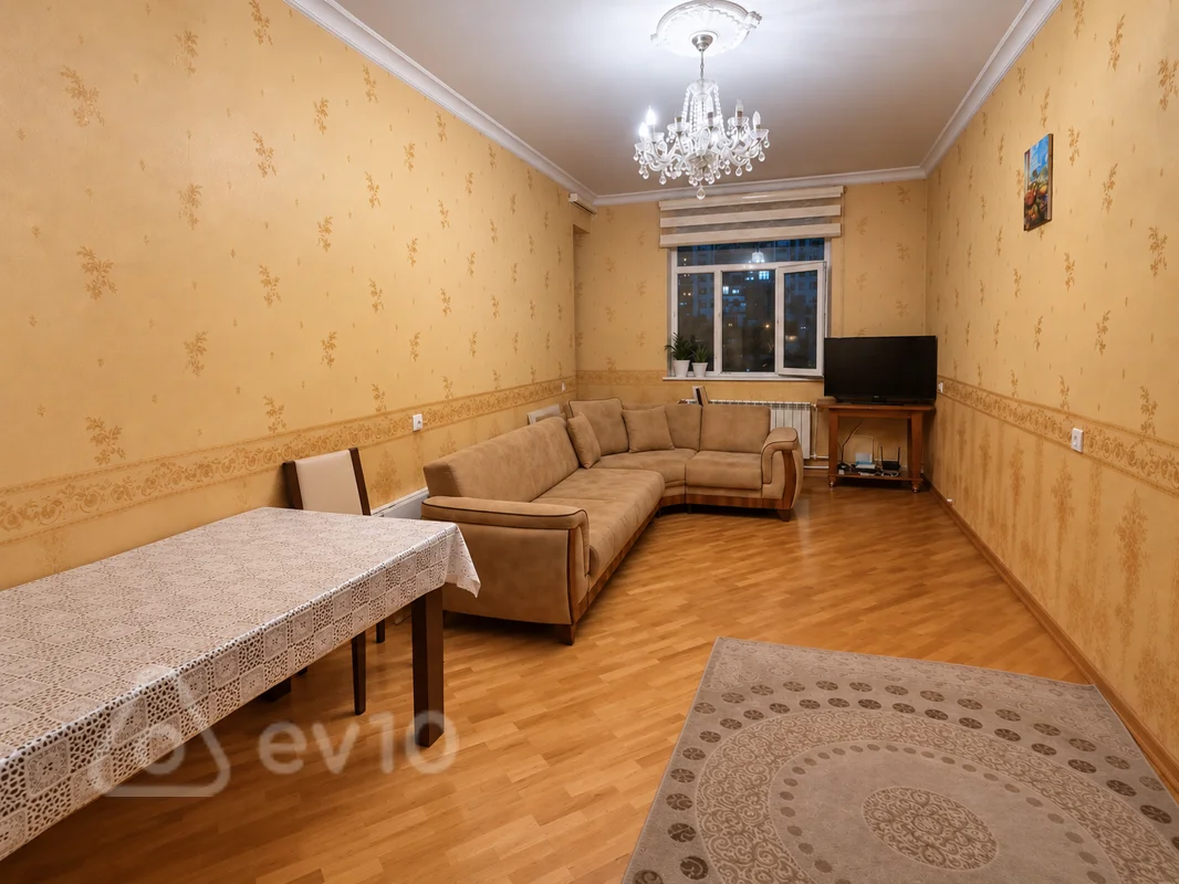 3 otaqlı mənzil, 110 m², Qara Qarayev pr — kirayə — Bakı