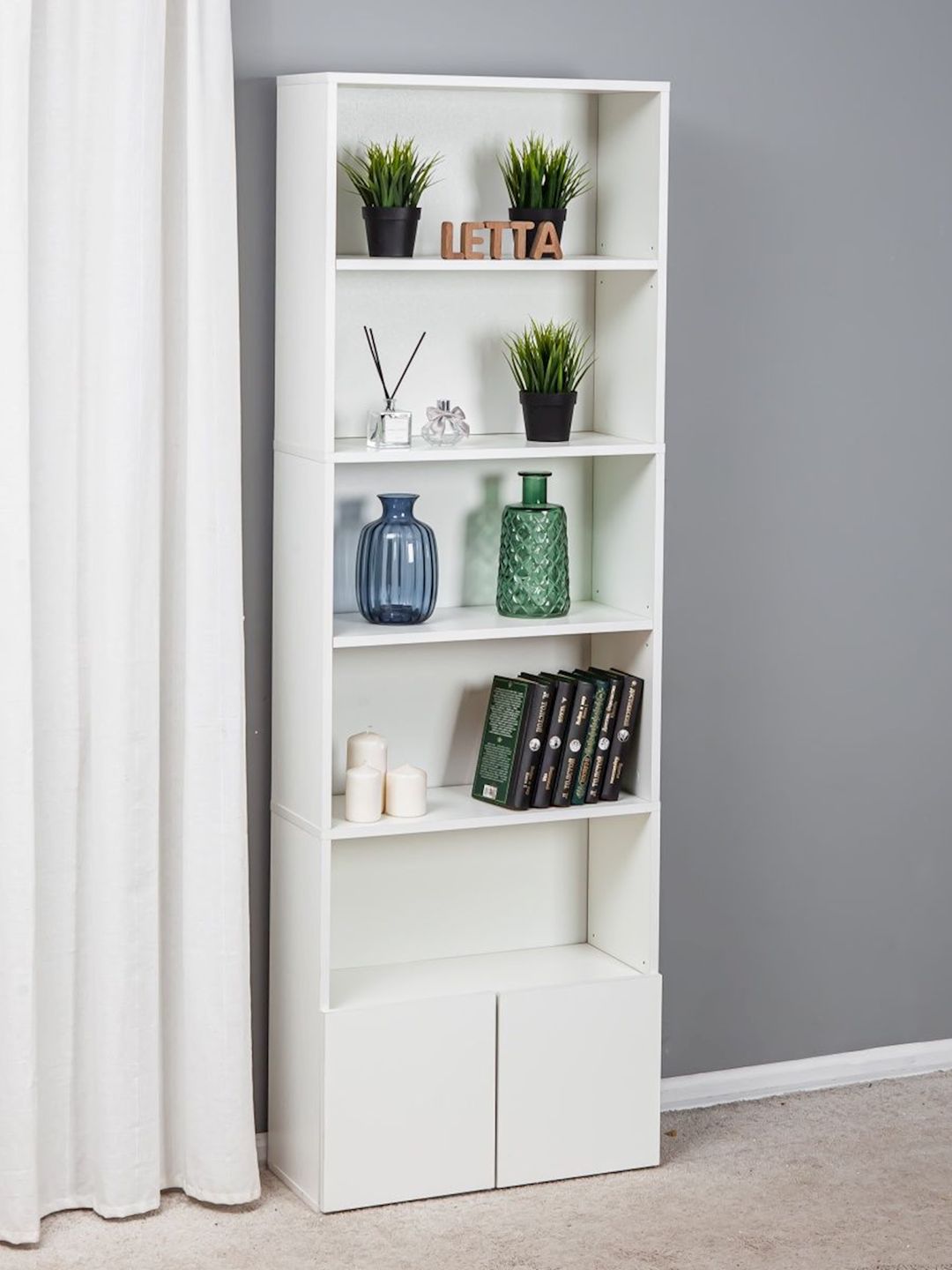 Stellaj Letta, ağ, Ldsp, 181x60x24 sm — Mallar, Bakı