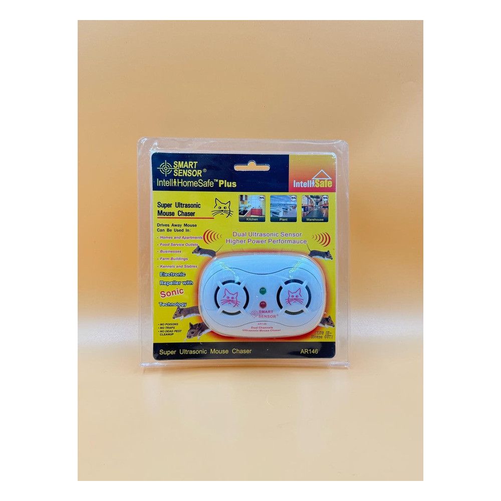 Ultrasəsli qorxuducu Smart Sensor Corrector AR146 gəmiricilərə qarşı 200 m² şəbəkədən — Mallar, Bakı