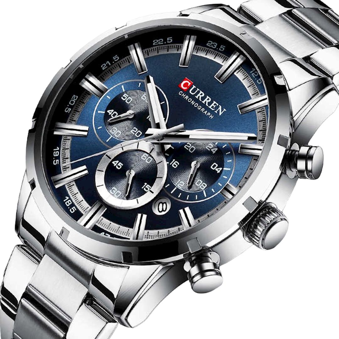Kişi qol saatı Curren C8355 Blue — Mallar, Bakı (2)