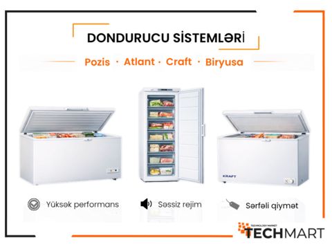 Biryusa, Pozis, Atlant, Kraft dondurucuları — Bakı