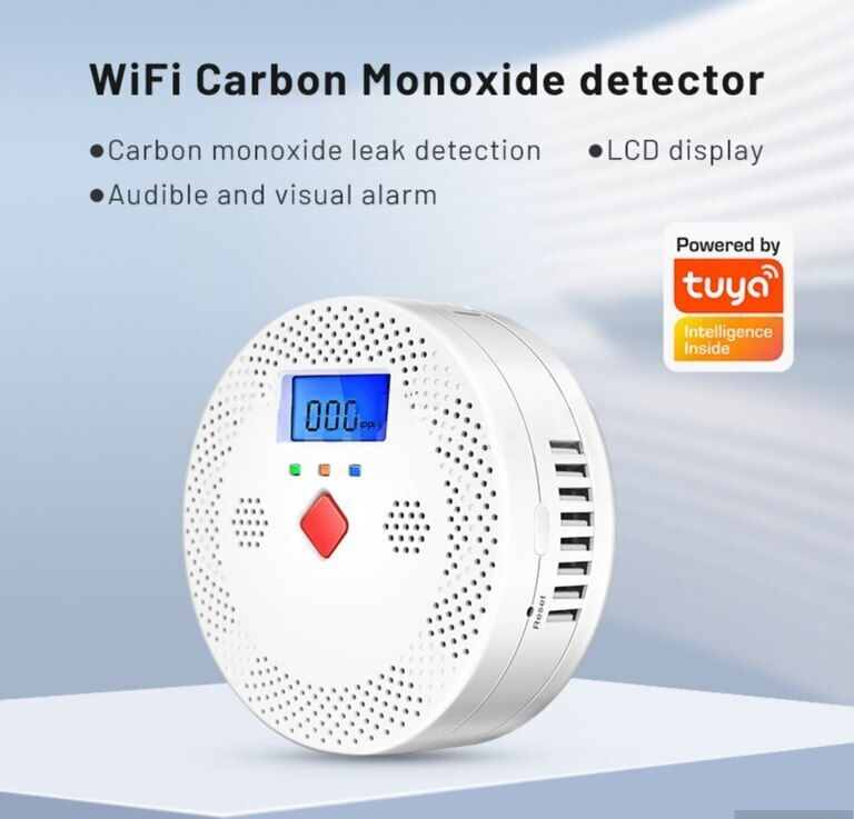 Karbonmonoksit detektoru Tuya WiFi ağıllı — Mallar, Bakı (3)