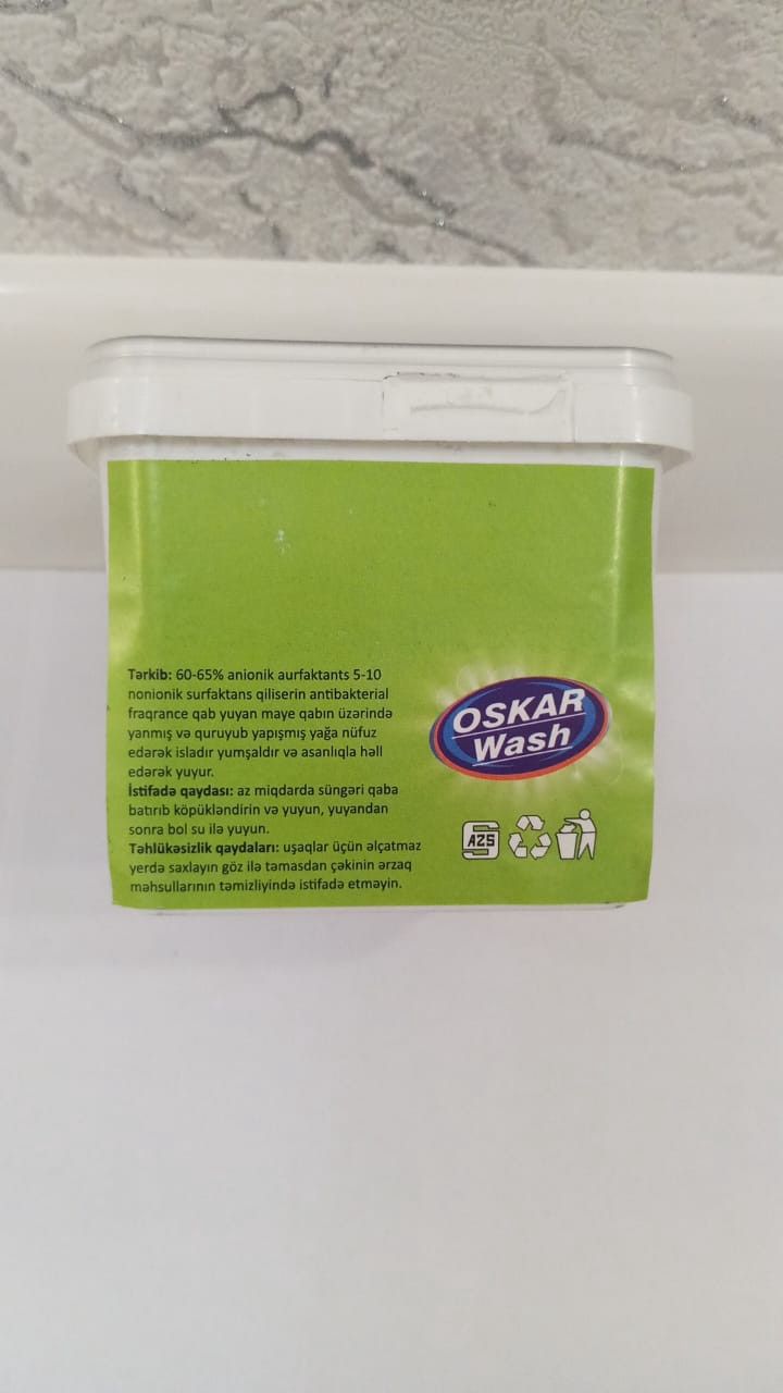 Qabyuyan vasitə Oskar Wash Apple, 400 q — Mallar, Bakı (2)