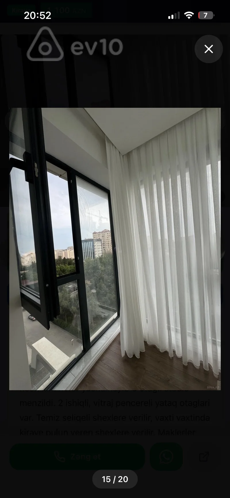 3 otaqlı mənzil, 80 m², 20 yanvar — kirayə — Mənzil, Bakı (9)
